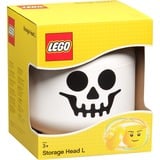 Room Copenhagen LEGO Storage Head "Skelet", stor, Opbevaringsboks Hvid/Sort