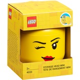 Room Copenhagen LEGO Storage Head "Whinky", mini, Opbevaringsboks Gul
