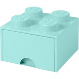 Room Copenhagen LEGO Storagge Brick 4 Opbevaringsboks Blå Blå, Opbevaringsboks, Blå, Monokromatisk, Firkant, Polypropylen (PP), 250 mm