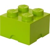 Room Copenhagen Storage Brick 4Light Yellowish Green Legetøjsopbevaringsboks Fritstående Lysegrøn Grøn, Legetøjsopbevaringsboks, Lysegrøn, Fritstående, Monokromatisk, Rektangulær, Polypropylen (PP)