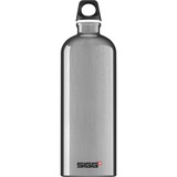 SIGG 1.0 L Traveller 1000 ml Aluminium, Drikkedunk aluminium, 1000 ml, Aluminium, Skruelåg, Plast, Aluminium, 257 mm