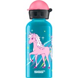 SIGG 8625.90 drikkedunk Dagligt forbrug 400 ml Aluminium Blå Turkis, 400 ml, Dagligt forbrug, Blå, Aluminium, Barn, Pige