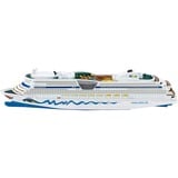 SIKU Cruiseliner Aida Model af passagerskib Formonterede 1:1400, Spil køretøj Hvid/Blå, Model af passagerskib, Formonterede, 1:1400, Metal, Plast, 3 År, Blå, Hvid
