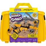 Spin Master Construction Site Folding Sandbox Playset, sand til leg Kinetic Sand Construction Site Folding Sandbox Playset, Kinetisk sand til børn, 3 År, Brun