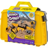 Spin Master Construction Site Folding Sandbox Playset, sand til leg Kinetic Sand Construction Site Folding Sandbox Playset, Kinetisk sand til børn, 3 År, Brun