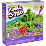 Spin Master Sandbox Set Green, sand til leg Kinetic Sand Sandbox Set Green, Children's kinetic sand, 3 År, Grøn