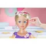 ZAPF Creation Sister Styling Head, Make-up og frisør hoved BABY born Sister Styling Head, Dukke hårstylingssæt, 3 År, 1,01 kg