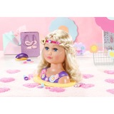 ZAPF Creation Sister Styling Head, Make-up og frisør hoved BABY born Sister Styling Head, Dukke hårstylingssæt, 3 År, 1,01 kg