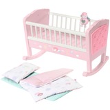 ZAPF Creation Sweet Dreams Crib, Dukker møbler Rosa/Hvid, Baby Annabell Sweet Dreams Crib, Dukke seng/vugge, 3 År, Batterier påkrævet, 2,11 kg