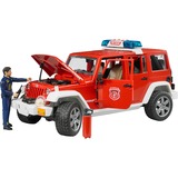 bruder 2528 legetøjsbil, Model køretøj Rød/Hvid, Jeep, Indendørs/udendørs, 3 År, Plast, Rød
