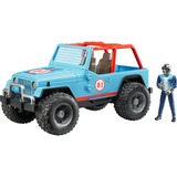bruder 2541 legetøjsbil, Model køretøj Blå, Jeep, Indendørs/udendørs, 3 År, Plast, Blå