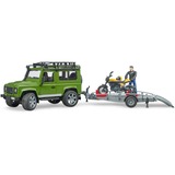 bruder 2589 legetøjsbil, Model køretøj Land Rover, 3 År, Plast, Grøn