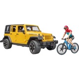 bruder Jeep Wrangler Rubicon Unlimited, Model køretøj Gul/Sort