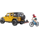 bruder Jeep Wrangler Rubicon Unlimited, Model køretøj Gul/Sort