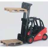 bruder Linde fork lift H30D with 2 pallets legetøjsbil, Model køretøj Sort/Rød, 3 År, Syntetisk ABS, Sort, Rød