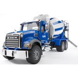 bruder MACK Granite Cement mixer legetøjsbil, Model køretøj Blå/Hvid, 4 År, Syntetisk ABS, Blå, Hvid