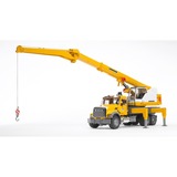 bruder MACK Granite Liebherr crane truck legetøjsbil, Model køretøj Gul/grå, 4 År, Syntetisk ABS, Sort, Gul