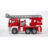 bruder MAN Fire engine with selwing ladder legetøjsbil, Model køretøj Rød/Hvid, 4 År, Syntetisk ABS, Flerfarvet