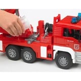 bruder MAN Fire engine with selwing ladder legetøjsbil, Model køretøj Rød/Hvid, 4 År, Syntetisk ABS, Flerfarvet