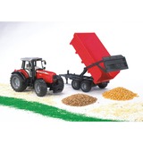 bruder Massey Ferguson 7480 legetøjsbil, Model køretøj Rød/Sort, Traktor model, 3 År, Plast, Sort, Rød