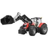 bruder Massey Ferguson 7624 with frontloader legetøjsbil, Model køretøj 3 År, Rød