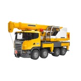 bruder Scania R-Serie Liebherr kranvogn 03570, Model køretøj Gul, Scania, Indendørs/udendørs, 3 År, Plast, Gul