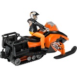 bruder Snowmobil m. Fahrer u. Ausst.| 63101 legetøjsbil, Model køretøj Orange/Sort, Sneskraber model, Acrylonitrilbutadienstyren, Flerfarvet