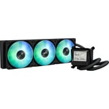 ASUS MAX Gaming LC 360 ARGB LCD, Vandkøling Sort