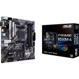 ASUS Prime B550M-A/CSM AMD B550 Stik AM4 micro ATX, Bundkort Sort/Sølv, AMD, Stik AM4, 3rd Generation AMD Ryzen™ 3, 3rd Generation AMD Ryzen 5, DDR4-SDRAM, 128 GB, DIMM