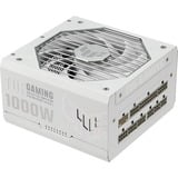 ASUS TUF Gaming 1000W Gold White Edition enhed til strømforsyning 20+4 pin ATX ATX Hvid, PC strømforsyning Hvid, 1000 W, 100 - 240 V, Aktiv, 130 W, 1000 W, 130 W