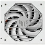 ASUS TUF Gaming 1000W Gold White Edition enhed til strømforsyning 20+4 pin ATX ATX Hvid, PC strømforsyning Hvid, 1000 W, 100 - 240 V, Aktiv, 130 W, 1000 W, 130 W