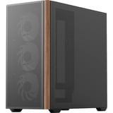 Aerocool D301A Mini Tower Sort, Træ, Towerkabinet Sort, Mini Tower, PC, Sort, Træ, micro ATX, Mini-ITX, Acrylonitrilbutadienstyren, SPCC, Spil