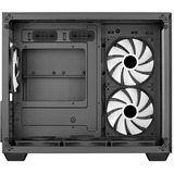 Aerocool Dryft Mini Mini Tower Sort, Towerkabinet Sort, Mini Tower, PC, Sort, ATX, micro ATX, Mini-ITX, SPCC, Hærdet glas, Spil