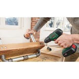 Bosch Universal Impact 18V 1450 rpm Nøglefri 1,3 kg Grøn, Bore-/ skruemaskine Grøn/Sort, Pistolgreb boremaskine, Nøglefri, Grøn, 1 cm, 1450 rpm, 3 cm