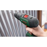 Bosch Universal Impact 18V 1450 rpm Nøglefri 1,3 kg Grøn, Bore-/ skruemaskine Grøn/Sort, Pistolgreb boremaskine, Nøglefri, Grøn, 1 cm, 1450 rpm, 3 cm