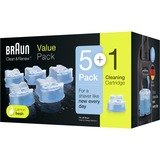 Braun CCR5 + 1 Tilbehør Til Barbermaskiner, Rengøringsmidler Blå, Plast, Irland, geschikt voor alle Braun Clean&Charge reinigingsstations, 1,19 kg, 135 mm