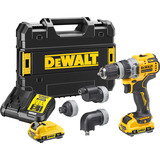DEWALT DCD703L2T-QW, Bore-/ skruemaskine Gul/Sort