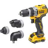 DEWALT DCD703L2T-QW, Bore-/ skruemaskine Gul/Sort