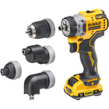 DEWALT DCD703L2T-QW, Bore-/ skruemaskine Gul/Sort