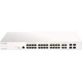 D-Link DBS-2000-28MP netværksswitch Administreret L2 Gigabit Ethernet (10/100/1000) Grå Administreret, L2, Gigabit Ethernet (10/100/1000), Stativ-montering