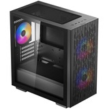 DeepCool MATREXX 40 3FS Micro Tower Sort, Towerkabinet Sort, Micro Tower, PC, Sort, micro ATX, Mini-ITX, Acrylonitrilbutadienstyren, SPCC, Hærdet glas, Spil