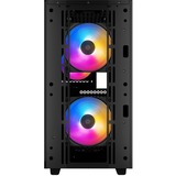 DeepCool MATREXX 40 3FS Micro Tower Sort, Towerkabinet Sort, Micro Tower, PC, Sort, micro ATX, Mini-ITX, Acrylonitrilbutadienstyren, SPCC, Hærdet glas, Spil