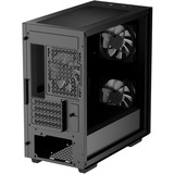 DeepCool MATREXX 40 3FS Micro Tower Sort, Towerkabinet Sort, Micro Tower, PC, Sort, micro ATX, Mini-ITX, Acrylonitrilbutadienstyren, SPCC, Hærdet glas, Spil