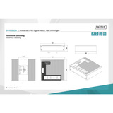 Digitus 5-port Gigabit Ethernet-netværk, Switch Sort