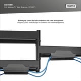 Digitus Full Motion TV-vægbeslag 37" - 80", Wall Mount Sort (mat)