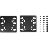 Fractal Design FD-A-BRKT-003 computeretui del Universel HDD-monteringsbeslag, Monteringsrammen Sort, Universel, HDD-monteringsbeslag, Stål, Sort, 2.5,3.5", 120 mm