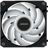 GIGABYTE GP-ECFAN1201, Sag fan Sort