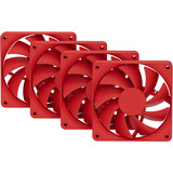 HYTE FAN-HYTE-FA12-RR-4, Sag fan Rød