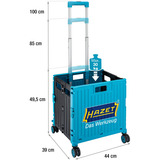 Hazet INDKØBSVOGN med HAZET-logo, Trolley Lyseblå/Sort