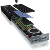 ICY BOX IB-G1826MF-C31 SSD kabinet Sort M.2, Drev kabinet Sort, SSD kabinet, M.2, PCI Express, 10 Gbit/sek., USB-tilslutning, Sort
